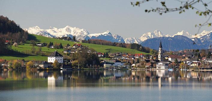 Moderne Ferienwohnung Urlaub Am See Mattsee Salzburg Salzburger Seenland Trumer Seenland Exterior photo